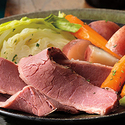 Slow-Cooked Corned Beef in Beer with Red Currant-Mustard Sauce