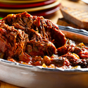 Beef Ragout with Grilled Bread